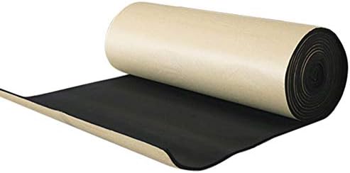 Woolves 8MM Black Sound Deadening Mat Soundproof/Water Proof/Moisture Proof/Cotton Mat for Car Apartment Classroom Factory