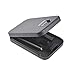 Pistol Safe,Portable Metal Travel Gun Safe Handgun Lock Security Box Case with Key Lock /3 Digits Combination Lock
