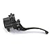 (Pack of 2) Honda Front Hydraulic Brake Master Cylinder with Clutch Perch - CB CX FT VF VT Magna Shadow - Full Black