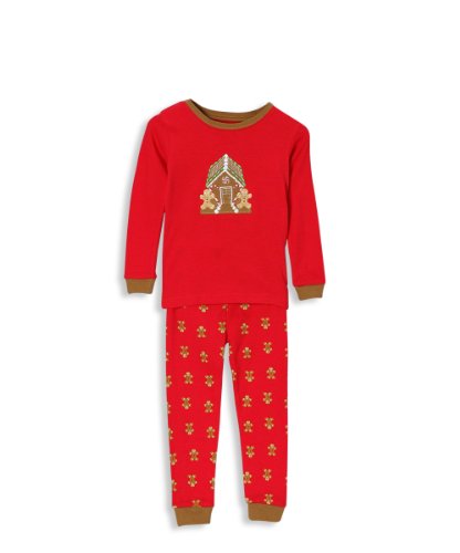 Gingerbread Pajama Set for Toddlers - Gingerbread House and Gingerbread Men
