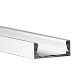 Klus B1888ANODA - 39.4 in. Anodized Aluminum Mounting Channel - Micro - ALU Profile - For LED Tape Light