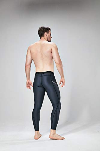 image for DEVOPS Men's 2 Packs Compression Cool Dry Tights Baselayer Running Act