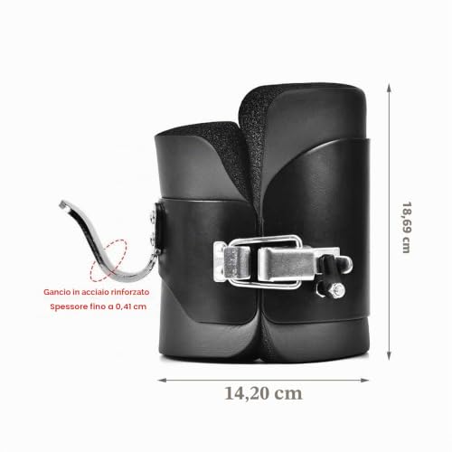 KYLINFIT Anti-Gravity Boots Reverse Abdominal Crunch Sitting Bar Hooks Therapy Core Gym, Black