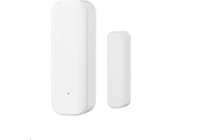 WiFi Smart Door and Window Sensor | Wireless Open/Close Detector | Works with Alexa, Google Home, Smart Life & Tuya | Real-Ti