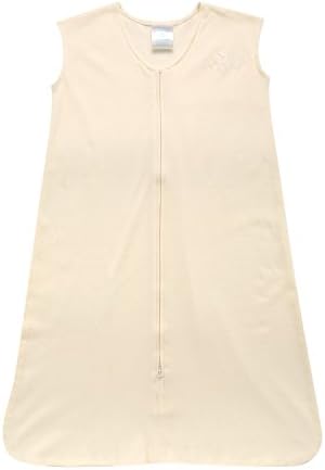 Lollo Baby Sleep Sack,Wearable Blanket,100% Cotton Baby Sleeping Bag(Soft Beige,M)