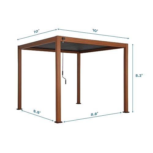Mirador 111S Takasho Louvered Pergola Review: 10x10 Aluminum Bioclimatic Gazebo image 33