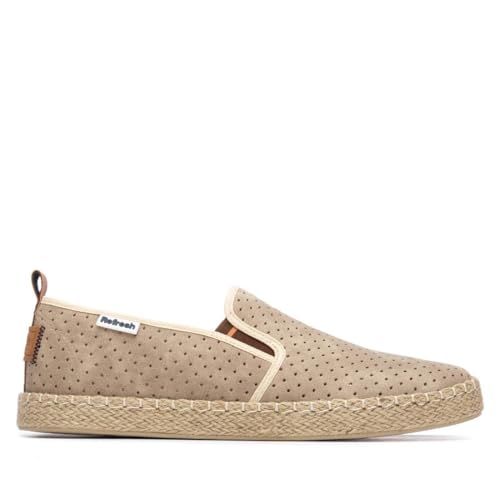 - Zapato Hombre Beige - Calzado Cómodo y Versátil - Moda Casual - Modelo 17556103 (Talla 41)