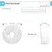 Fun-Weevz White Heishi Beads for Jewelry Making Adults, 24 Inch Strand Puka Shells Bead Strand, Natural Thin Flat Seashell Beads for Bracelets Necklaces Chokers and Anklets, African Disc Spacers