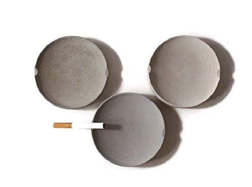 Minimalist Grey Concrete Ash Tray