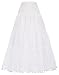 GRACE KARIN Women's Ankle Length Petticoats Wedding Slips Plus Size S-3X