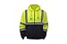 CJ Safety CJHVSS3001 ANSI Class 3 High Visibility Black Bottom Hoodie Safety Sweatshirt (Extra Large, Green)