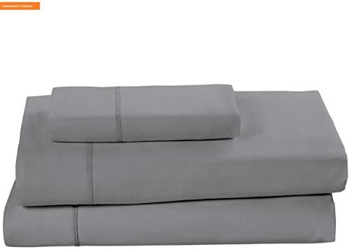Mikash New Soft Soft 100% Percale Cotton Sheet Set, Easy Care, Twin, Pewter | Style 84600880