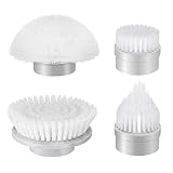Homitt 4pcs Power Spin Scrubber Replacement Brush Heads, Electric Cordless Tub and Tile Scrubber Head Brushes for Bathroom, Floor, Wall and Kitchen