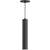 Maxim Lighting 86437BK Calibro - 7W 1 LED Outdoor Pendant-15 Inches Tall and 2.5 Inches Wide, Finish Color: Black