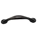 VESLA HOME 25-Pack Oil Rubbed Bronze Rounded Foot Kitchen Cabinet Hardware Dresser Drawer Handles Cabinet Handle Pulls, 4.13