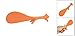 uxcell Plastic Rice Paddle, Non-sticky Squirrel Shaped Rice Scoop Spoon Server Restaurant Kitchen Cooking Utensil White