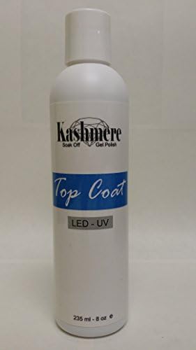 Kashmere Soak off gel polish UV/LED TOP COAT 8oz Refill FREE .5 oz