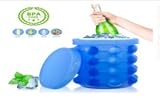 Freezer Space | BPA Free and Food Grade Silicone Ice Mold and Storage Container with Air Tight Lid