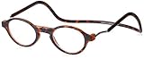 CliC Classic Tortoise Adjustable Front Connect Ready Reader, 2.00