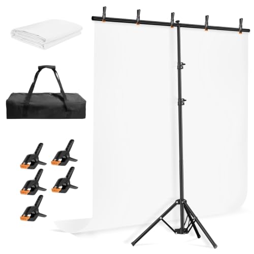 EMART White Backdrop Stand Kit