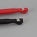 TKDMR Automotive Wire Piercing Probe - Wire Piercing Clip Puncture WireBack Probe Pins,Copper,Black and Red,Screw Thread,Use for 4mm Banana Extended Test Cable