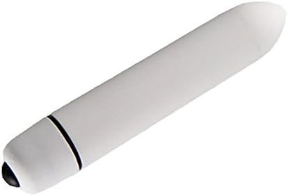 Handheld personal massager: mini wireless massage stick, powerful 10 octave vibration, 8 colors, small battery-powered waterproof self-massager, (white)