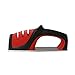 Haicheng Kitchen Knife Sharpener of 3 Stage Tungsten Steel and Ceramic Rod Sharpening System,Hand-Held,Non-Slip Base,Best for All Steel and Ceramic Knives