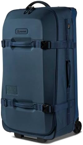 Amazon.com | Amazon Basics 35-Inch Large Rolling Duffel Bag for Travel with  Wheels and Handle, Durable Ripstop Polyester, 2 Layers of Space, Multiple  Interior and Exterior Pockets, Blue | Travel Duffels