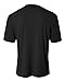 Hardcore Men's Short Sleeve Rash Guard Surf Shirt - Relaxed Fit Swimwear Designed and Performance Black X-Large