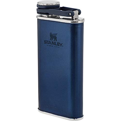 Stanley Easy-Fill Wide Mouth Flask, Blue, 8oz - Image 4