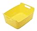 ECR4Kids Assorted Large Bendi-Bins with Handles, Stackable Plastic Storage Bins for Toys and More, Assorted Colors (6-Pack)