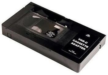 ADAPTADOR CINTA VHS-C a VHS (PERMITE REPRODUCIRLAS EN UN VIDEO VHS): Amazon.es: Electrónica