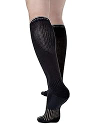 Copper Fit Unisex 2.0 Calcetines de compresión hasta la rodilla fáciles de poner y quitar