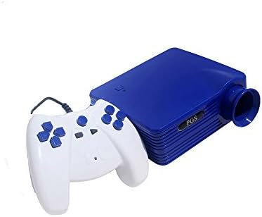 3 In 1 Plug and Play Projection Game System with 110 Preloaded Retro Style Games (Blue)
