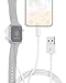 Updated 2019 Version Watch Charger Magnetic Cable for iWatch 5/4/3/2/1, 2in1 Wireless Charging Cable Competible with Apple Watch Series 5/4/3/2/1 and iPhone XR/XS/XS Max/X/8/8Plus/7/7Plus/6/6Plus