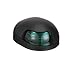 Attwood 3150G7 Green 2-Mile Sidelight, Deck Mount, for Boats Up to 65.6 Feet, 7-Inch Hard Wire Leads, Black Housing