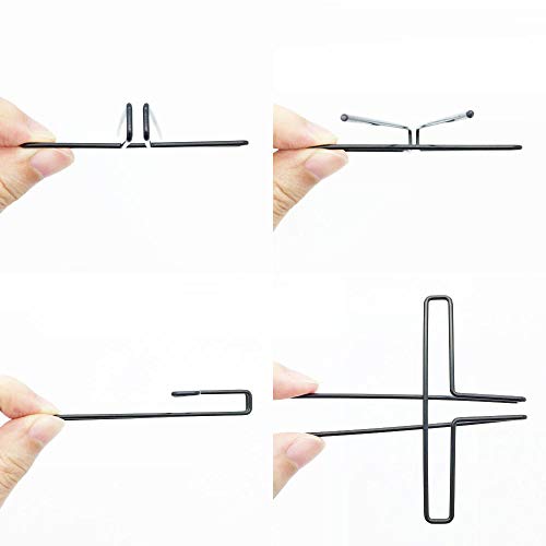 Eutuxia Music Book Clip Holders - Rectangle Shaped, Metal & Lightweight - Keep Your Paper with Sheet Holder for Piano, Keyboard & Music Stand - Great Gift Idea for Musicians [2PK / Black & Red] - Thumbnail 4