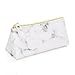 Joyful 3PCS White Marble Cosmetic Bag Set Women Casual Makeup Pouch Toiletry Organizer Case Pouch Storage Makeup Brushes Bag