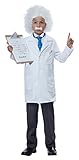 California Costumes Albert Einstein/Physicist Costume, Large, White/Blue
