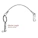 Kohree Bimini Top Quick Release Pin 1/4 inch Diameter w/Lanyard Prevents Loss, Full 316 Stainless Steel, Bimini Top Pin, Boat Marine Hardware with 4 Installation Screws (4 Pack)