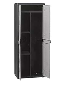 Armario escobero de resina, modelo Elegance, de 65 cm de largo x 38 cm