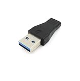 Duttek USB 3.1 Type C Adapter, USB 3.0 (Type-A) Male to USB3.1 (Type-C) Female Connector Converter Adapter (CFM-3.0M)