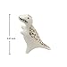Onlycee Miniature Ceramic T-Rex Dinosaur Ring Holder,Home Accent Desktop Decoration