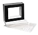 Golden State Art, Acid Free, Pack of 25, 16x20 Black Picture Mats Mattes with White Core Bevel Cut for 11x14 Photo + Backing + Bags
