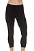 Undercover Waterwear Women’s High Waisted Swim Leggings- Athletic Capri Pants- UPF 50+ Cover Up Swim Tights