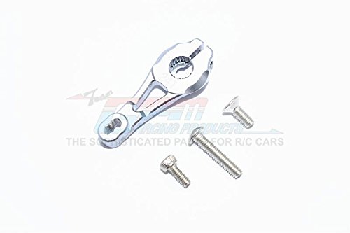 Traxxas TRX-4 Trail Defender Crawler Upgrade Parts Aluminum Servo Horn 24T - 1Pc Set Gray Silver