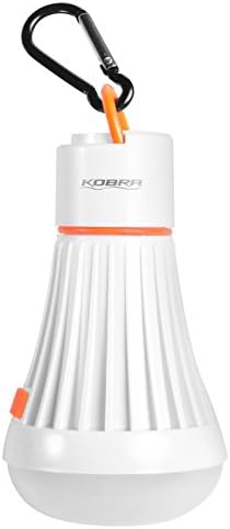 LED Camping Light Bulb With Hanging Carabiner | Bright Light, Portable, Water Resistant &amp; Battery Operated Bulb | For Night, Hiking, Tents, Camping, Hunting, Fishing, Traveling, Emergencies &amp; More