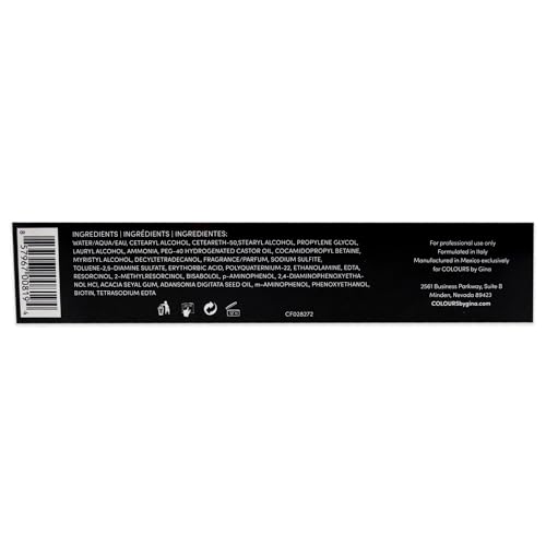 COLOURS BY GINA CURATED COLOUR – 9.1-9B VERY LIGHT COOL BLONDE BY COLOURS BY GINA FOR UNISEX – 3 OZ HAIR COLOR