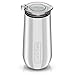 BrüMate 12oz Insulated Champagne Flute With Flip-Top Lid - Made With Vacuum Insulated Stainless Steel (Glitter Peacock)