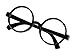 Wizard Glasses and Tie Costume Accessory Set for Halloween and Cosplay (4 Pieces)